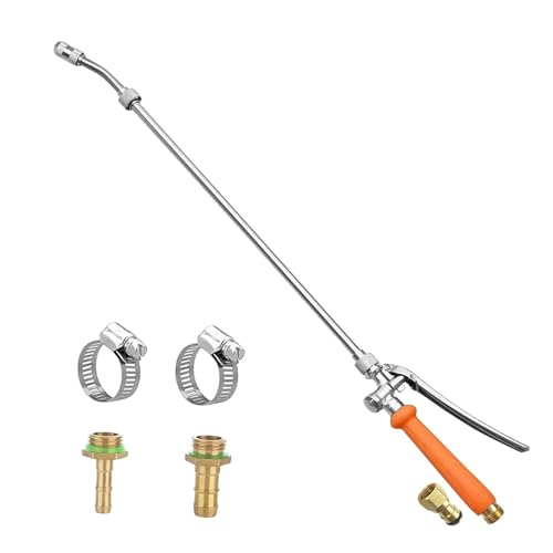 Pulverisateur Lance Telescopique, Lance Télescopique Rechange En Laiton, 3 Interfaces Buse Pour Jardinage, Agriculture, Lavage de Voitures