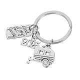 Photo Gallery stobaza portachiavi da viaggio portatile tema camper per appassionati di avventure regalo di pensionamento per viaggiatori e proprietari di retrò Photo Gallery stobaza portachiavi da viaggio portatile tema camper per appassionati di avventure regalo di pensionamento per viaggiatori e proprietari di retrò