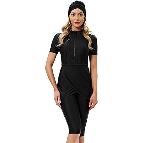 seafanny Modest Swimwear with Zipper Cover