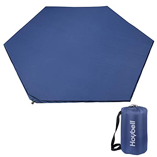 Image of Hoybell Playpen Mattress, Compatible with POP 'N GO Baby Playpen, 59 inch Hexagon Playpen Mat, Portable Playard Mattress Indoor and Outdoor, Self Inflatable, Comfortable with Carry Case