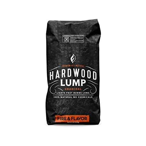 Fire & Flavor Premium All Natural Hardwood Lump Charcoal Cover