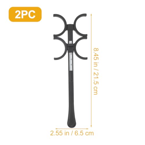 Image of Hemoton Optical Flipping Tool Glasses Accessories 2Pcs Eye Care Tools for Optometry Lens Testing and Adjustment 8.46X2.55X0.31In