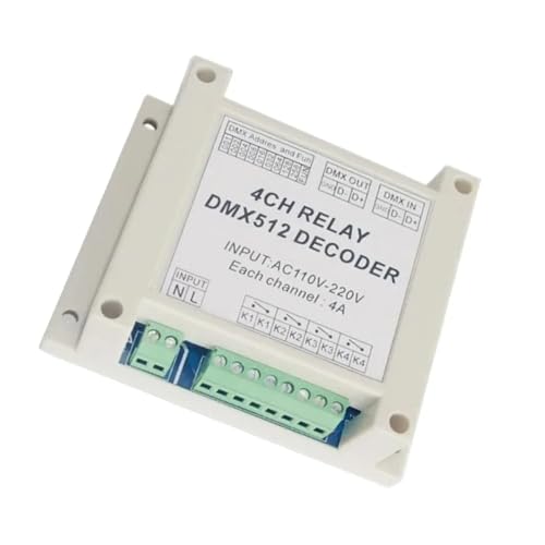 Décodeur DMX512 relais 4 canaux haute précision pour intégration LED RGB - 8