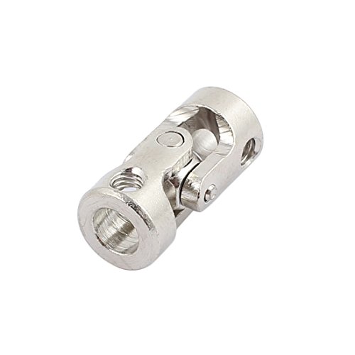 Image of uxcell 4mm to 6mm Inner Dia Rotatable Universal Steering Shaft U Joint Coupler