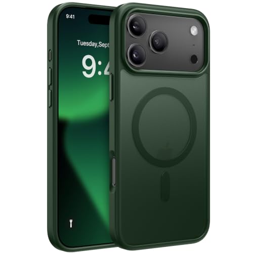 Image of Miracase Magnetic for iPhone 18 Pro Max Case, Dark Green