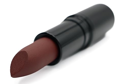Image of Pure Ziva Coffee Bean Deep Dark Brown Red Burgundy Lipstick Color Moisturizing Paraben Free, No Animal Testing & Cruelty Free Lip Makeup Color