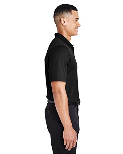 Devon & Jones CrownLux Performance™ Men's Plaited Polo L BLACK3