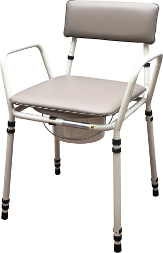 Aidapt Essex Chaise toilettes Hauteur réglable Non montée
