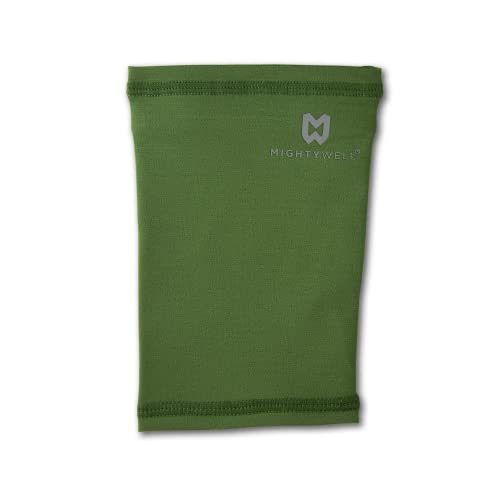 Mighty Well PICCPerfect PICC Line Cover: Soft Touch Double Layer PICC Line Arm Cover | Olive, Small