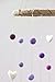 Felt Ball & Heart Nursery Ceiling Mobile- Purple, Lavender, Lilac- Children's Room Ceiling Decor- Nursery Baby Shower Gift- Handmade - 100% Wool Felt Shapes