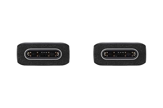 Image of THE BATTERY STORE Charging Cable Type C To C Compatible With Samsung Galaxy S21|S21+|S20|S20+|Note 20|Fold Series (Only Cable-Black) 3.28 Feet (1 Meter), Black (Vip-71)