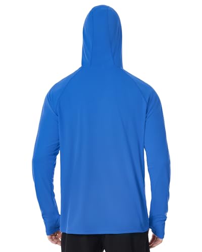 Roadbox Mens UPF 50+ Fishing Shirt, Long Sleeve UV Sun Protection Hoodies, Quick Dry Rash Guard for Hiking Outdoor Working3