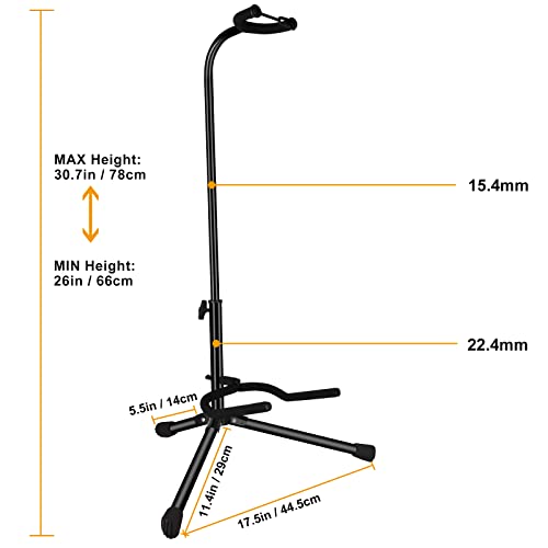 EastRock Support de Guitare, Guitar Stand Portable Professionnel et Pliable Réglable pour Guitare Electrique, Basse… - Les Beatles, Paul McCartney, John Lennon, RIngo Starr, George Harrison EastRock Support de Guitare, Guitar Stand Portable Professionnel et Pliable Réglable pour Guitare Electrique, Basse… – Image 7