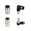 Amazon.co.jp: 1個 PC/PCF/SL/PL 空気圧エアコネクタ 4mm 6mm 8mm スレッド 1/8