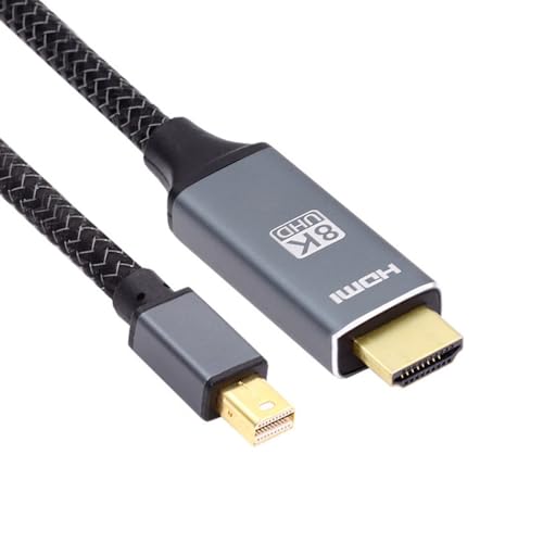 CY Mini DP DisplayPort 1.4\[XHDMI 2.0fBXvC 8K 60hz UHD 4K Mini-DP - HDMI IXj^[P[uB