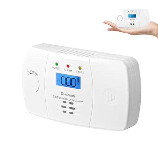 Heiman Detector de Monóxido de Carbono con Pantalla LCD, Sensor de 10 Años y Certificado EN 50291 - Alarma 85 dB, Instalación Fácil, Pilas Incluidas, botón de Prueba | Ya disponible en tu tienda friki favorita! En mundofriki.es!