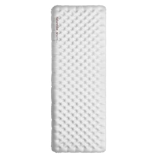 Naturehike Ultralight Insulated Sleeping Pad for Extreme Cold Weather, Weight 20oz, 8.8R NKTR™ AIR Inflatable Sleeping Mat for Camping, Hiking, Backpacking