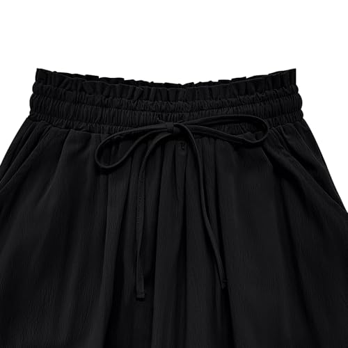 Image of Girls Maxi Skirt A-Line Uniform Skirts School Daily Skirt with Pockets, 4-13 Years