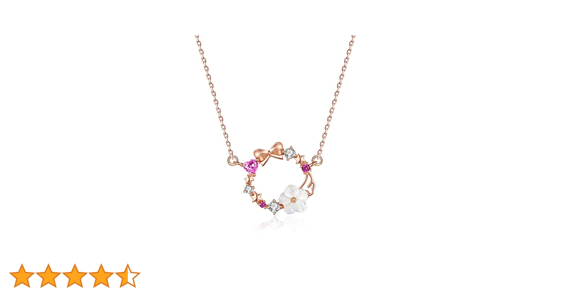 Amazon | [Dilotus-JP] 桜 ネックレス レディース 花輪