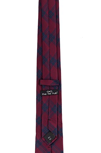 Image of The Tie Hub Premium Virtual Geometric Silk Necktie for Men