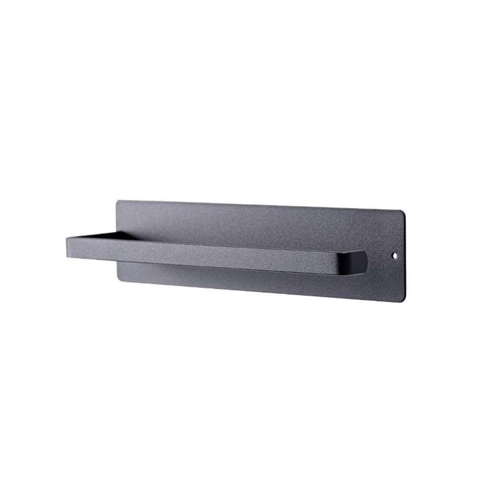 Paper Towel Rack Tissue Hanging Roll Holder Towel Paper Rack Wall-Mounted Under Cabinet for Kitchen or Pantry Kitchen Accessories(Black)