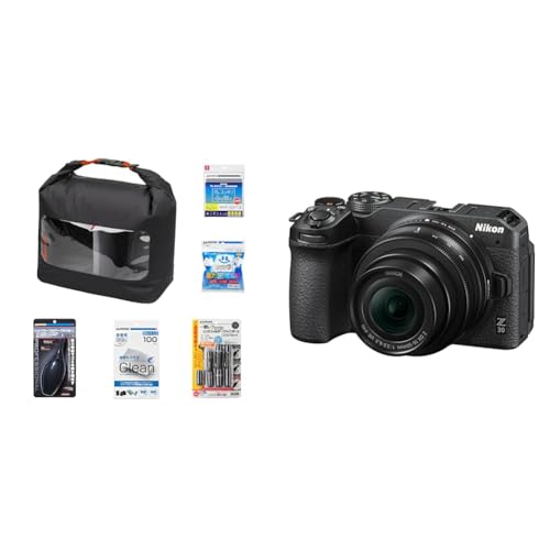ハクバ カメラ初心者キット+Nikon ニコン ミラーレス一眼 Z30 16-50 VR レンズキット Zマウント APS-C 動画 Vlog 手振れ補正ブラック