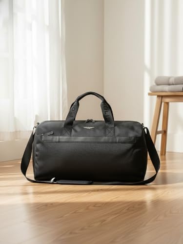 Image of Police Unisex Black Archelo Stylish Shoulder Side Duffle Bag