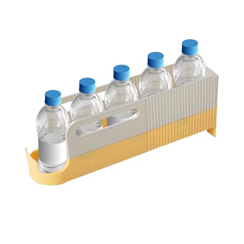 Organizador de bebidas, soporte para bebidas para frigorífico, dispensador automático de bebidas, soporte para botellas para sala de estar en casa para armario de cocina, mostrador, barra de casa