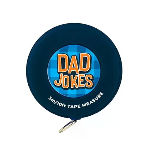 Cinta Métrica 3M Retráctil con Bromas Dad Jokes Azul miniatura 3