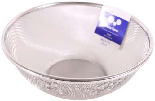 Shin-Etsu Works TS Heavy Duty Colander, 9.8 inches (25 cm) (16 Mesh), Stainless Steel, Japan AZL5604