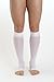 Relaxsan Compression Socks for Women and Men Made in Italy - 18-23 mmHg - Anti Embolism Stockings Open Toe - M0350A (1 Pair - White, L)