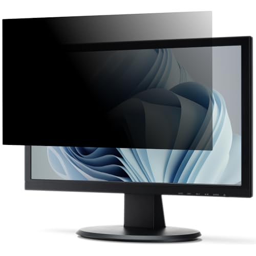 【10枚セット】 LOE(ロエ) 汎用 19.5インチ 16:9 PCモニター用 覗き見防止フィルム プライバシーフィルター 【ブルーライトカット】 光沢/非光沢 両面対応 PC 画面 反射防止 パソコン のぞき見防止 (432x243mm)