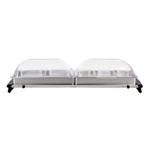 BroilKing NBS-5RT Professional Grand Buffet Server with Rolltop Lids