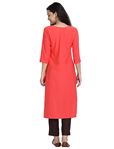 Image of Women's Crepe Regular Kurta
