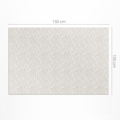 Tapis de sol vinyle extérieur 100x150 cm rectangle imperméable balcon - 4