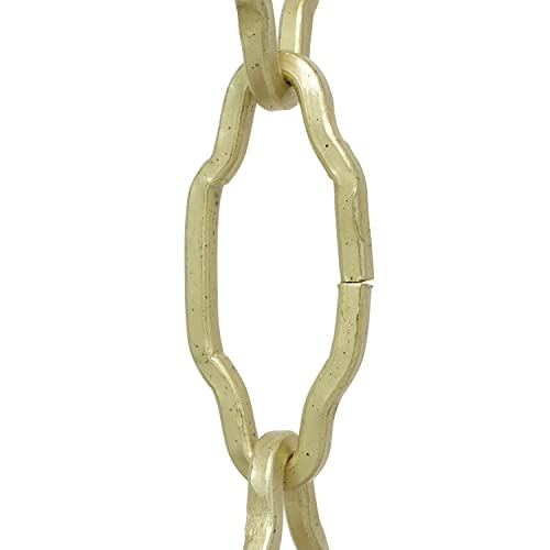 Image of RCH Hardware CH-S57-33-SB Steel Chandelier Chain, Satin Brass (1 Foot)