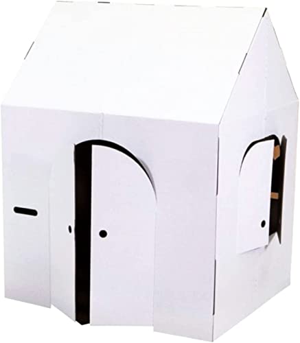 image for Easy Playhouse Blank Crafty Cottage - Kids Art and Craft for Indoor Fu