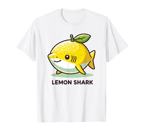 Lemon Shark Funny Animal Made of Fruit T-Shirt