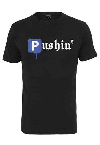 Mister Tee Camiseta Unisex Pushin P, Negro, XS