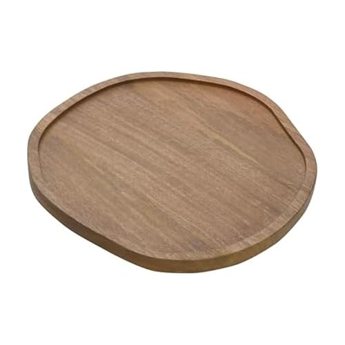 Gourmet Basics by Mikasa Cora Organic Shaped Lazy Susan Turntable, 14 Inch
