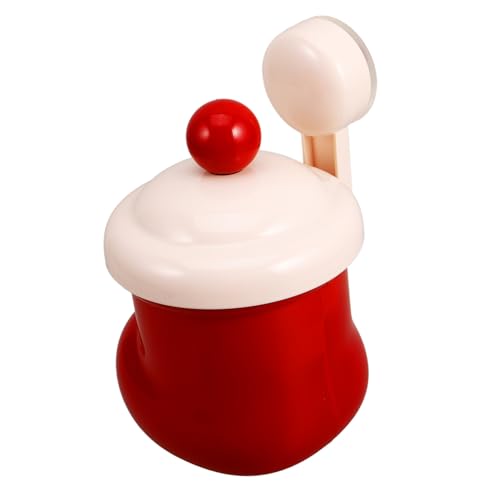 Papelera Mini Botín Santa Claus Rojo Compacta
