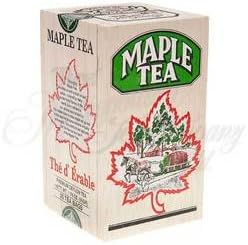 The Metropolitan Tea Company Maple Tea 25 Teabags in Upright Wood Box