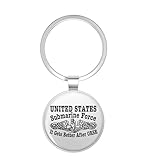 BKR Graphics Submarine Dolphins Gets Better After ORSE Blk Metal Double Sided Key Chain Keychain