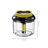 Tefal Ingenio 5-Second-Chopper K1320404 | Svart/Grön | Manuell Hackare | 900 ml | Hackar Grönsaker, Lök, Frukt, Nötter, Kött #2