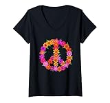 Hippie Outfit Peace Zeichen Love Friedenssymbol