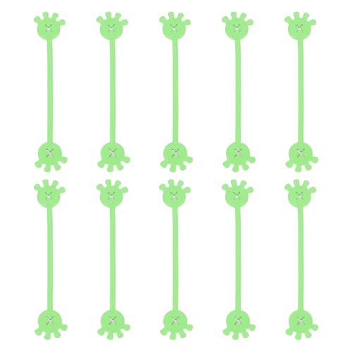 PATIKIL 10 Stück Magnetische Silikon Kabelbinder