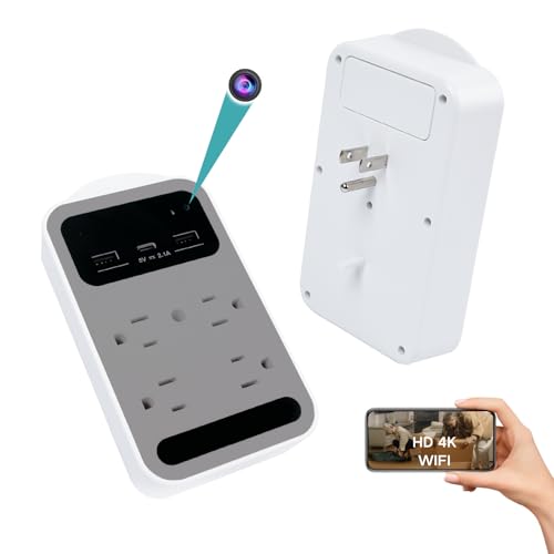Recsentry No.7 WiFi Camera 4K Night Vision, 160° Wide-Angle