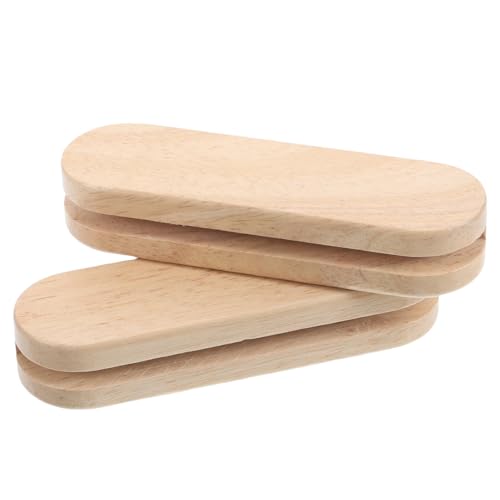 DECHOUS アウトドアキャンプ用 プレート実木製ハンドル 鍋取っ手グリップ 耐滑設計 フライパン スキレット兼用 キッチン用多機能鍋かみ