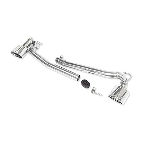 Extremos tubo para escape Benz W204 acero 304 para solucionar óxido en colas dobles