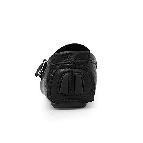 Mens Loafers Monk Strap Vegan Leather Stitching Details Round Toe Comfortable Flexible Lightweight Party Casual Slip On4